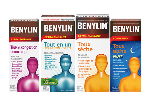 Un groupe de produits Benylin